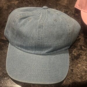 Classic Blue Denim Baseball Cap